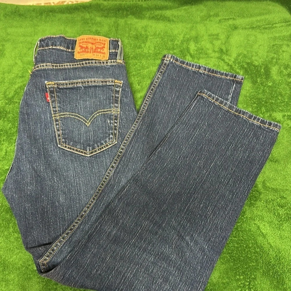 Levi’s 505 Straight Leg Denim Jeans 34x29